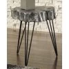 Dellman Side Table Antique Silver Finish - Signature Design By Ashley