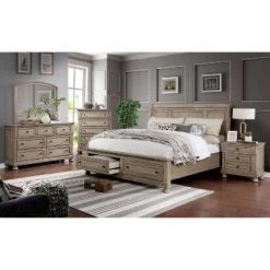 2pc Queen Earl Bedroom Set With Nightstand Gray - HOMES: Inside + Out -Cozy Living Deals Store GUEST 120c1842 79a6 4fcd 9b7e e7ed688bd675