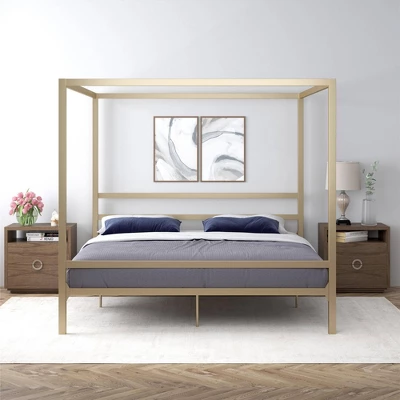 Briella Metal Canopy Bed - Room & Joy 7 Briella Metal Canopy Bed - Room & Joy - Image 7