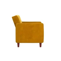 Isabella Tufted Accent Chair Mustard Yellow Velvet - Room & Joy -Cozy Living Deals Store GUEST 14c8dde9 5747 4133 9565 8e15c64c295f