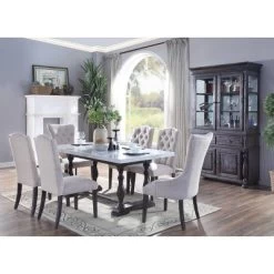 Gerardo Dining Table White Marble/Espresso Brown - Acme Furniture 8 Gerardo Dining Table White Marble/Espresso Brown - Acme Furniture -Cozy Living Deals Store GUEST 14e0d910 4343 41d8 8344 68da499a8d78