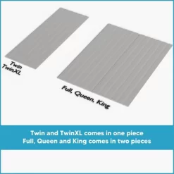 Continental Sleep, 0.75-Inch Heavy Duty Vertical Mattress Support Wooden Bunkie Board/Slats With Cover -Cozy Living Deals Store GUEST 14fc7626 bbff 439d 8708 a028544383f7