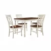 5pc Shelby Extendable Dining Set White - Crosley