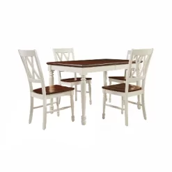 5pc Shelby Extendable Dining Set White - Crosley