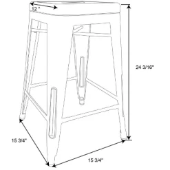 Set Of 2 Carlisle Backless Swivel Counter Height Barstool Matte Black - Threshold™ -Cozy Living Deals Store GUEST 15d5afed 18c0 46bb bc02 db716f3bc002