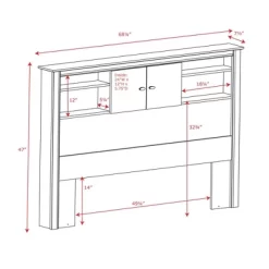 Queen Kallisto Bookcase Headboard With Doors Black - Prepac 7 Queen Kallisto Bookcase Headboard With Doors Black - Prepac -Cozy Living Deals Store GUEST 15f0389b d8f1 43c0 8ac4 2c81aa1a42eb