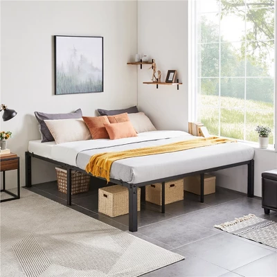 Yaheetech Metal Platform Bed Frame With Heavy Duty Steel Slat Support 1 Yaheetech Metal Platform Bed Frame With Heavy Duty Steel Slat Support