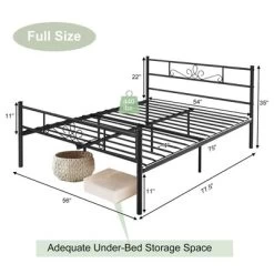 Costway Twin/Queen/Full Metal Platform Bed Frame With Headboard And Footboard No Box Spring Needed 13 Costway Twin/Queen/Full Metal Platform Bed Frame With Headboard And Footboard No Box Spring Needed -Cozy Living Deals Store GUEST 166cdb2b d65a 4981 a0f5 245b49c229a0