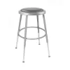 2pk 19 -27" Adjustable Heavy Duty Vinyl Padded Steel Stool - Hampden Furnishings