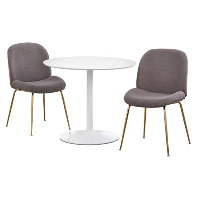 3pc Shaun Modern Dining Set - Lifestorey 10 3pc Shaun Modern Dining Set - Lifestorey - Image 10