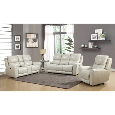 Laurel Power Recliner Sofa Ivory - Steve Silver Co. 4 Laurel Power Recliner Sofa Ivory - Steve Silver Co. - Image 4
