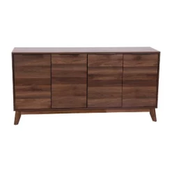 60" Haisley Mid-Century Modern Storage Buffet TV Stand For TVs Up To 64" With Adjustable Shelves Dark Walnut - Taylor & Logan -Cozy Living Deals Store GUEST 16f18252 2292 4bff 8ec2 f0b45aaa3b95