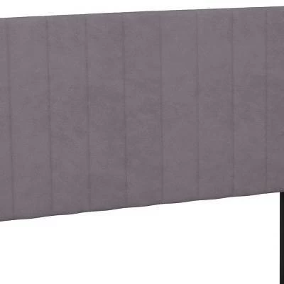 Emma And Oliver Upholstered Platform Bed With Vertical Channel Stitch Detail And Engineered Wood Frame - No Box Spring Required 2 Emma And Oliver Upholstered Platform Bed With Vertical Channel Stitch Detail And Engineered Wood Frame - No Box Spring Required - Image 2