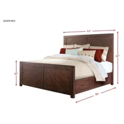 3pc Queen Dex Platform Storage Bedroom Set Walnut Brown - Picket House Furnishings -Cozy Living Deals Store GUEST 1789a8b9 dae0 431f 8f73 4cc3ea8cae78