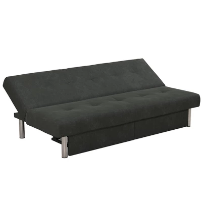 Saddie Futon With Storage Drawers Gray - Room & Joy 11 Saddie Futon With Storage Drawers Gray - Room & Joy - Image 11
