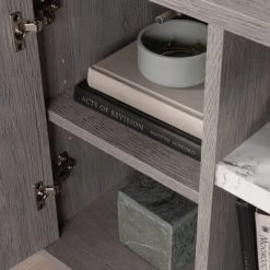 East Rock Contemporary Nightstand Ashen Oak - Sauder -Cozy Living Deals Store GUEST 18c6625d 9600 4086 b265 4c7b7ae2be16