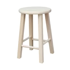 Round Top Barstool Unfinished - International Concepts 12 Round Top Barstool Unfinished - International Concepts -Cozy Living Deals Store GUEST 18ebaa2d 4374 490a a3e1 1e1fd1ba2591