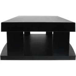 Aleratec Fixed TV Stand 2-Tier For LCD/LED Flat TV Stand, Black