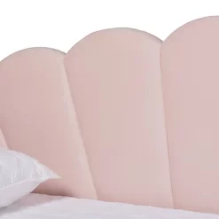 Queen Timila Velvet Fabric Upholstered Daybed Light Pink - Baxton Studio 11 Queen Timila Velvet Fabric Upholstered Daybed Light Pink - Baxton Studio -Cozy Living Deals Store GUEST 19b49e95 f9d8 4106 85ea 4b850b700841