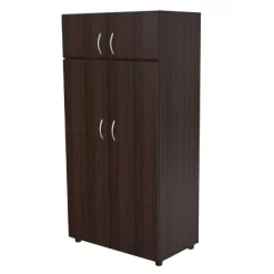4 Door Wardrobe/Armoire Espresso - Inval -Cozy Living Deals Store GUEST 1a2f60ae 6fc1 4e6e 94b1 d9dd53b7ca49