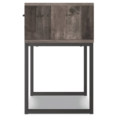 Neilsville Nightstand Black/Gray/Beige - Signature Design By Ashley 6 Neilsville Nightstand Black/Gray/Beige - Signature Design By Ashley - Image 6