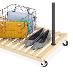 Whitmor Slat Wood Garment Rack Black -Cozy Living Deals Store GUEST 1aa8dd93 ec12 46de 8b6e 2fe0c87de260