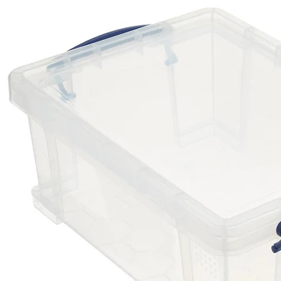 Really Useful Box Stackable 9 Liter Plastic Storage Container Bin With Snap Lid And Built-In Clip Lock Handles For Home & Office Organization (5 Pack) 3 Really Useful Box Stackable 9 Liter Plastic Storage Container Bin With Snap Lid And Built-In Clip Lock Handles For Home & Office Organization (5 Pack) - Image 3