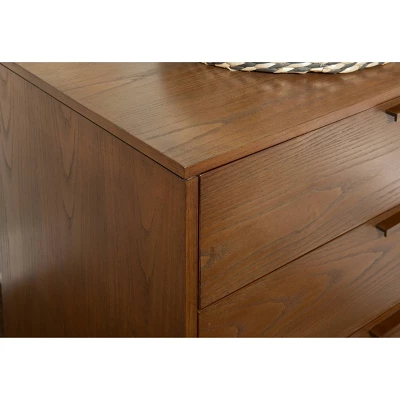 Reid 4 Drawer Chest Walnut - Linon 10 Reid 4 Drawer Chest Walnut - Linon - Image 10