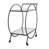 Contemporary Glam Metal Bar Cart - Olivia & May