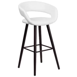 Merrick Lane Wood Ultramodern Bar Counter Stool With Upholstered Seat -Cozy Living Deals Store GUEST 1b04c635 7e6e 405e 9dc9 6cce2fc99af0