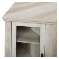 Glass Door Electric Fireplace Corner TV Stand For TVs Up To 50" - Saracina Home -Cozy Living Deals Store GUEST 1b7e0d7a 4b29 4438 8704 0ca3c4d098bb