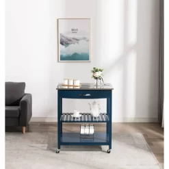 Holland Kitchen Cart With Stainless Steel Top - Boraam -Cozy Living Deals Store GUEST 1ba1f311 95a1 4772 818f a39a31876bc5