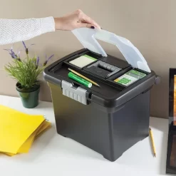 Sterilite Portable Lockable File Box Organizer With Handle (8 Pack) 5 Sterilite Portable Lockable File Box Organizer With Handle (8 Pack) -Cozy Living Deals Store GUEST 1bada124 6771 4120 93b7 5d549a839361