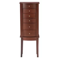 Francesca Jewelry Armoire Merlot Brown - Powell Company -Cozy Living Deals Store GUEST 1c33a988 d0ca 41ba 9eec 6cd243cf69d6