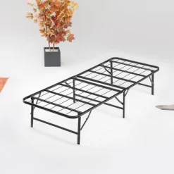 Continental Sleep 14 Inch Quickbase Metal Mattress Platform Bed Frame Foundation With Steel Slats (No Box Spring Needed), Twin, Black -Cozy Living Deals Store GUEST 1c4a52c0 defa 4af1 9304 4aa5dcc56a36