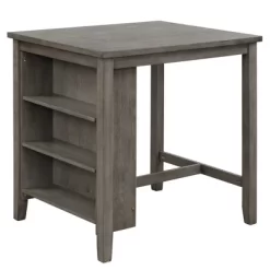 3-Piece Counter Height Dining Table Set With Storage Shelf And Padded Stools-ModernLuxe 12 3-Piece Counter Height Dining Table Set With Storage Shelf And Padded Stools-ModernLuxe -Cozy Living Deals Store GUEST 1d40bca8 edc4 4602 b8a6 d2c126f8ddc3