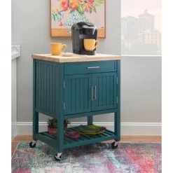 Abigail Kitchen Cart Teal - Powell Company 28 Abigail Kitchen Cart Teal - Powell Company -Cozy Living Deals Store GUEST 1d7035d1 a523 4f19 ac82 5a2ad9be6bd0