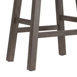 26" Saddle Wood Backless Counter Height Barstool Rustic Gray - Hillsdale Furniture -Cozy Living Deals Store GUEST 1db326f9 52ec 462d 8f81 1e4a3e202737