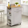 Lima Kitchen Cart Gray - Buylateral