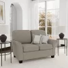 Lorena Upholstered Loveseat Greige - Hillsdale Furniture