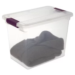 Sterilite 27 Quart Clear Latch Lid Stackable Storage Box Tote, 6 Pack, And Medium Clear Latch Lid File Clip Box, 4 Pack For Household Organization 8 Sterilite 27 Quart Clear Latch Lid Stackable Storage Box Tote, 6 Pack, And Medium Clear Latch Lid File Clip Box, 4 Pack For Household Organization -Cozy Living Deals Store GUEST 1f5cd184 dbf9 4bd4 b75a 2603dd72bdec 1