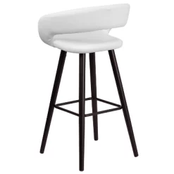 Merrick Lane Wood Ultramodern Bar Counter Stool With Upholstered Seat -Cozy Living Deals Store GUEST 20291d66 810c 4c9f b812 4568578616e5