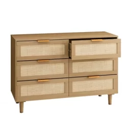43.31" 6-Drawer Rattan Dresser For Living Room And Bedroom - ModernLuxe 13 43.31" 6-Drawer Rattan Dresser For Living Room And Bedroom - ModernLuxe -Cozy Living Deals Store GUEST 209cebfb e5e8 43b1 a04f a4486b5e1ac7