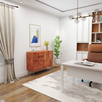 Modern Metal Buffet Brown - Olivia & May 17 Modern Metal Buffet Brown - Olivia & May - Image 17