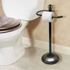 Freestanding Toilet Tissue Holder Bronze - Nu Steel -Cozy Living Deals Store GUEST 20e1827b d93a 4fae ab5a 97e4d3803aa7