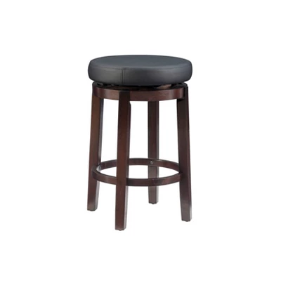Maya Swivel Backless Counter Height Barstool - Linon 8 Maya Swivel Backless Counter Height Barstool - Linon - Image 8