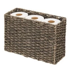 MDesign Large Rustic Woven Seagrass Toilet Tank Bathroom Storage Basket 11 MDesign Large Rustic Woven Seagrass Toilet Tank Bathroom Storage Basket -Cozy Living Deals Store GUEST 232236a6 66bc 4e18 a3b5 275884cf2e06
