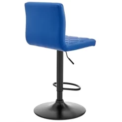 Duval Adjustable Barstool With Faux Leather And Metal Finish - Armen Living -Cozy Living Deals Store GUEST 23311211 b124 460c b880 05cd9fad640a