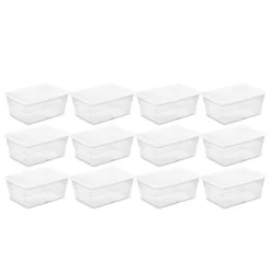 Sterilite 16 Quart Stackable Clear Plastic Storage Tote Container With Opaque Latching Lid For Home And Office Organization 13 Sterilite 16 Quart Stackable Clear Plastic Storage Tote Container With Opaque Latching Lid For Home And Office Organization -Cozy Living Deals Store GUEST 23589967 bce6 436a b698 5cc281b459eb