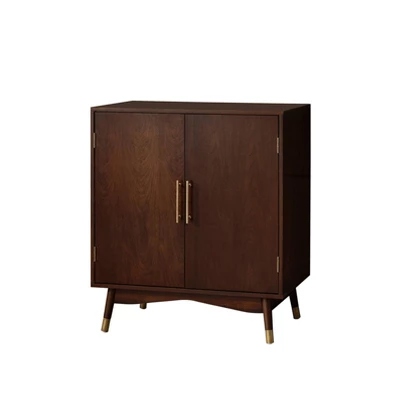 Killian Bar Cabinet Walnut - Lifestorey 2 Killian Bar Cabinet Walnut - Lifestorey - Image 2